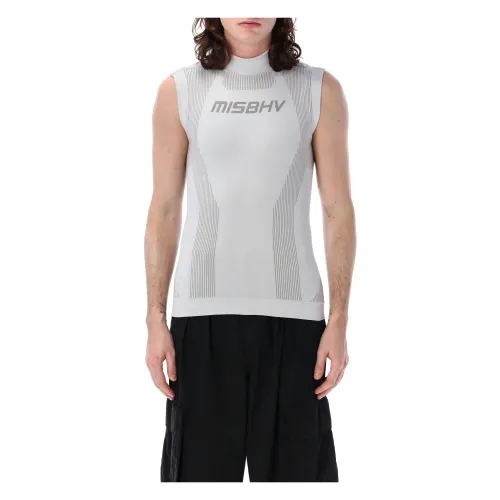 Misbhv , Men's Clothing T-Shirts & Polos Light Grey Ss24 ,Gray male, Sizes: