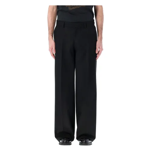 Misbhv , Tailored Black Trousers ,Black male, Sizes:
