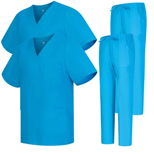 MISEMIYA - Pack * 2 Pcs - Uniforms Unisex Scrub Set –