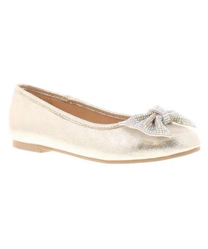 Miss Riot Girls Shoes Party Older Ballerina Glow gold
