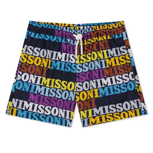 MISSONI Boys Logo Swimshorts - Multi