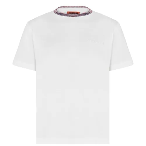 MISSONI Embroidered Logo T Shirt - White