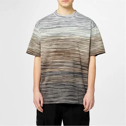MISSONI Space-Dye Cotton T-Shirt - Beige