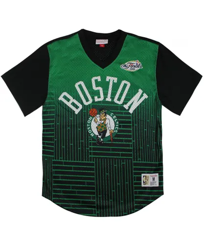 Mitchell & Ness Boston Celtics Winning Shot Mesh Mens T-Shirt - Green