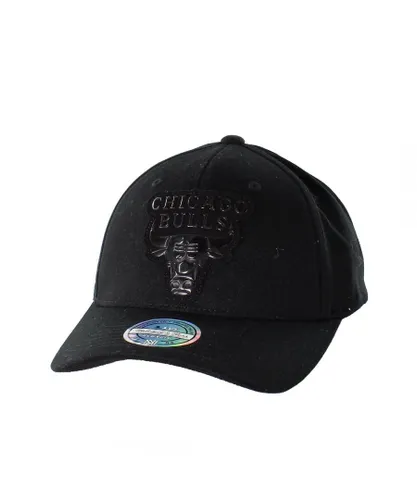 Mitchell & Ness Chicago Bulls FlexFit Mens Cap - Black Wool (archived) - One