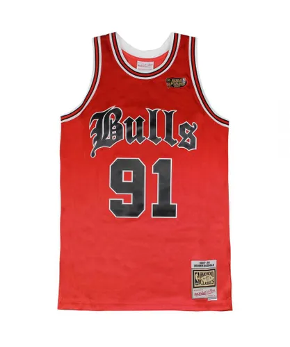 Mitchell & Ness Chicago Bulls Mens Vest - Red