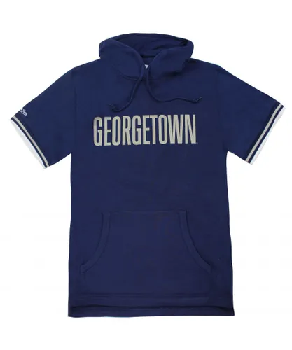 Mitchell & Ness Georgetown NBA French Terry Mens Hoodie - Navy Cotton