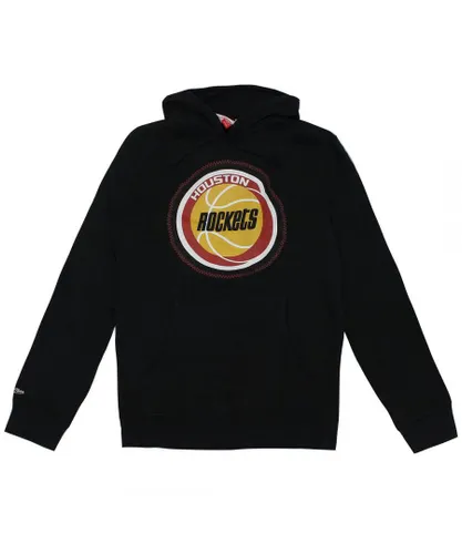 Mitchell & Ness Houston Rockets Mens Hoodie - Black Cotton