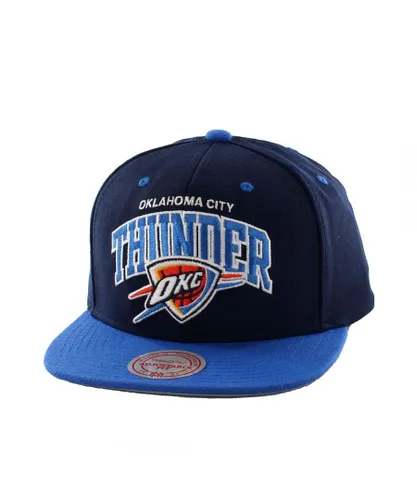 Mitchell & Ness Oklahoma City Thunder Mens Cap - Blue Wool - One