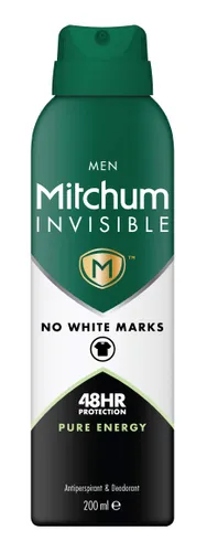 Mitchum Invisible Men 48HR Protection Aerosol Deodorant &