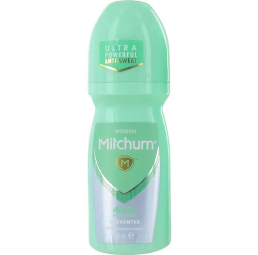 Mitchum Unscented 48Hr Protection Antiperspirant Deodorant Roll On 100ml for Her