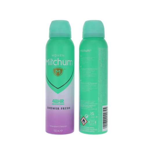 Mitchum Women Shower Fresh Antiperspirant & Deodorant 150ml Spray - 48HR Protection