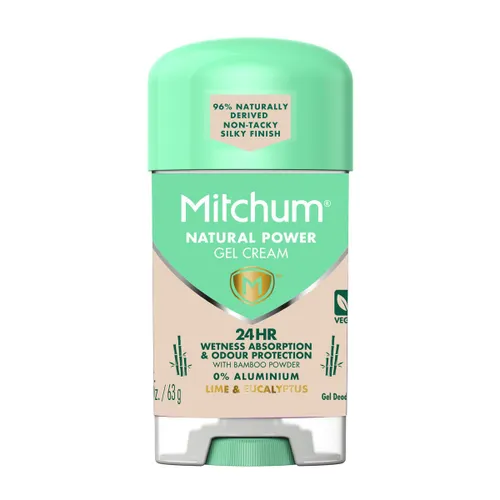 Mitchum Women's Natural Power Gel Cream Lime Eucalyptus