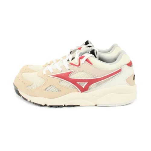 Mizuno , Ivory/Pink Sky Medals Sneakers for Men ,Beige male, Sizes: