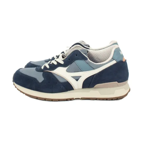 Mizuno , Navy and White Sneakers for Men ,Blue male, Sizes: