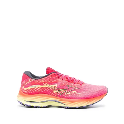 Mizuno , Raspberry Pink Wave Rider 27 Sneakers ,Pink female, Sizes:
