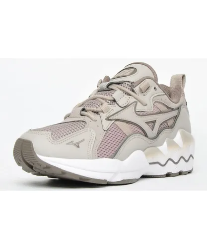 Mizuno Sportstyle Sport Style Wave Rider 1 Taupe Trainers - Mens - Brown