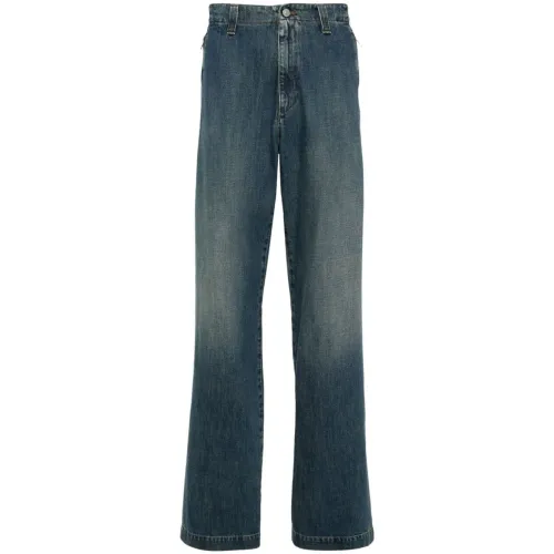 MM6 Maison Margiela , Blue Maison Margiela Jeans ,Blue male, Sizes: