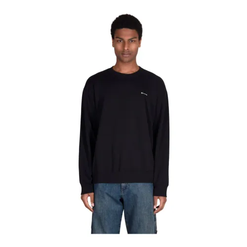 MM6 Maison Margiela , Cotton Sweatshirts ,Black male, Sizes: