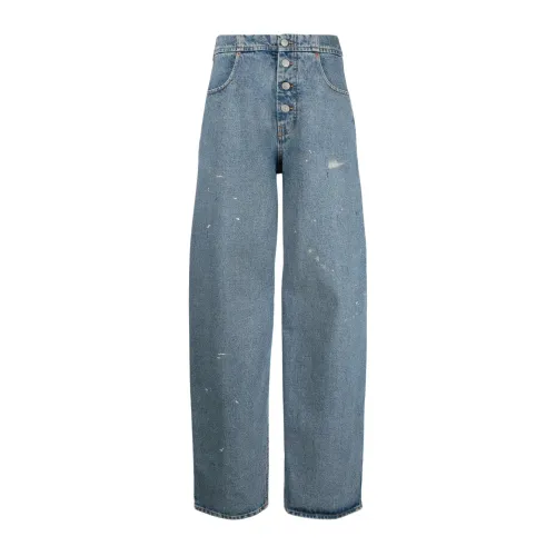 MM6 Maison Margiela , Distressed Jeans ,Blue female, Sizes: