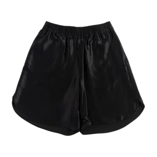 MM6 Maison Margiela , Embroidered Logo Shorts ,Black female, Sizes: