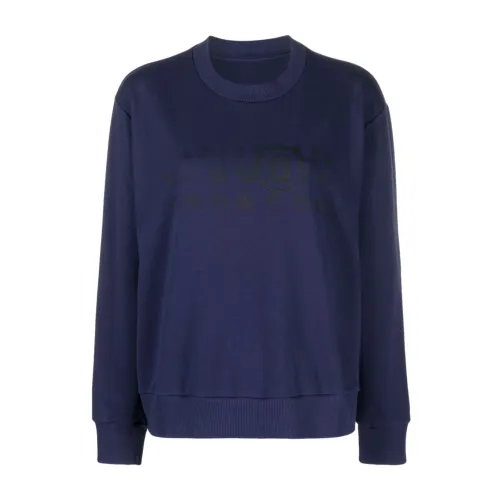 MM6 Maison Margiela , MM6 Maison Margiela Sweaters Blue ,Blue female, Sizes: