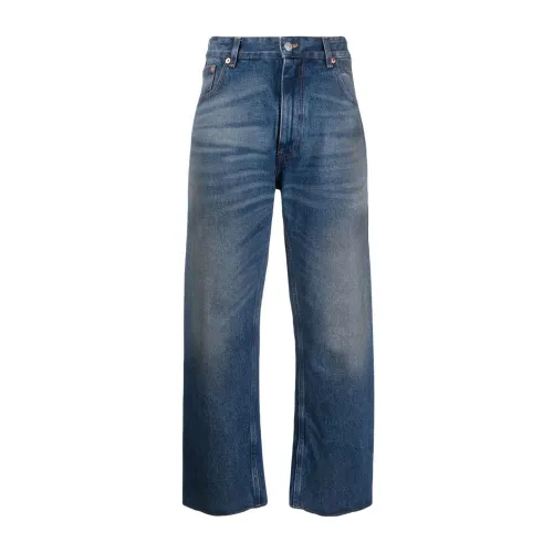 MM6 Maison Margiela , Wide leg jeans ,Blue female, Sizes: