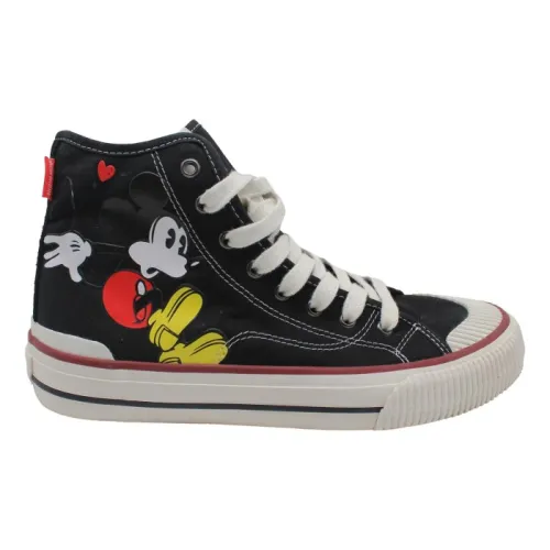 MOA - Master OF Arts , Black Mickey Mouse Women's Sneakers ,Multicolor female, Sizes: