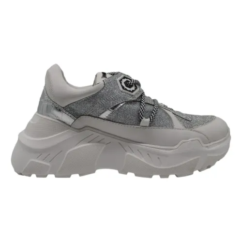 MOA - Master OF Arts , Glitter Sneakers - Moid230000172 ,Gray male, Sizes:
