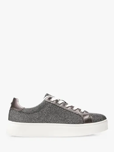 Moda in Pelle Belanie Lace Up Trainers - Pewter - Female