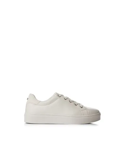 Moda in Pelle Womens 'Belanie' White Porvair Faux Leather