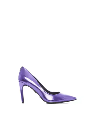 Moda in Pelle Womens 'Daniela' Purple Metallic Heels