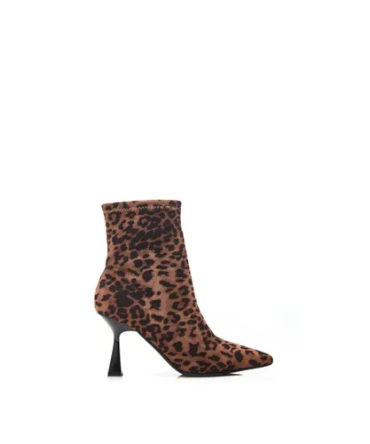 Moda in Pelle Womens 'Evermore' Leopard Textile Boots