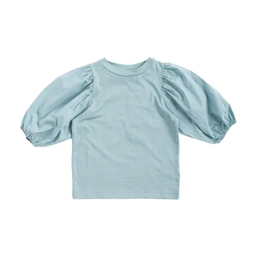 Molo , 2S22A403 Long Sleeve T-Shirt ,Gray female, Sizes: