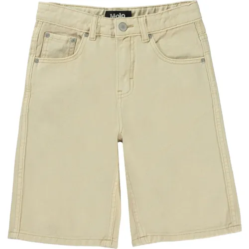 Molo , 6S23H108 Denim Shorts ,Beige male, Sizes: