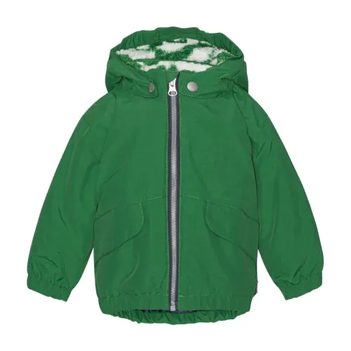 Molo , Green Woodland Jacket for Boys and Girls ,Green male, Sizes: