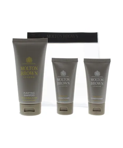 Molton Brown Mens Indian Cress Shampoo 80ml + Conditioner 30ml Gift Set - One Size