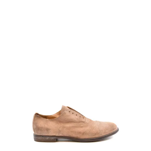 Moma , Stylish Derby Flats for Men ,Brown male, Sizes: