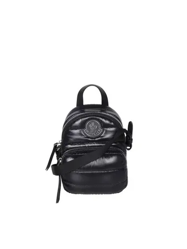 Moncler Backpacks - Nylon And Leather Backpack - black - Backpacks for ladies