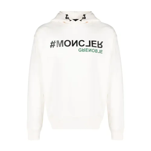 Moncler , Beige Sweater - Grenoble Collection ,Beige male, Sizes: