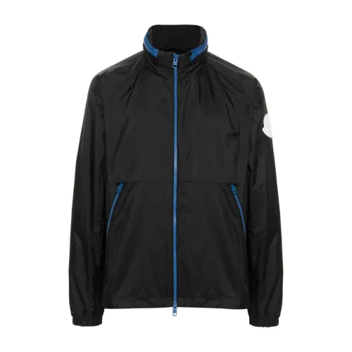 Moncler , Black Octano Windbreaker Jacket ,Black male, Sizes:
