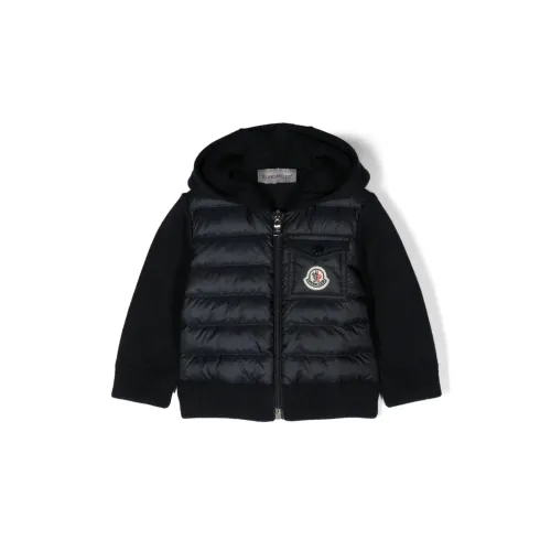 Moncler , Blue Sweaters for Kids ,Blue female, Sizes: