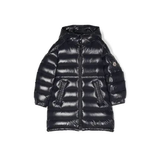 Moncler , Blue Winter Jacket for Girls ,Blue female, Sizes: