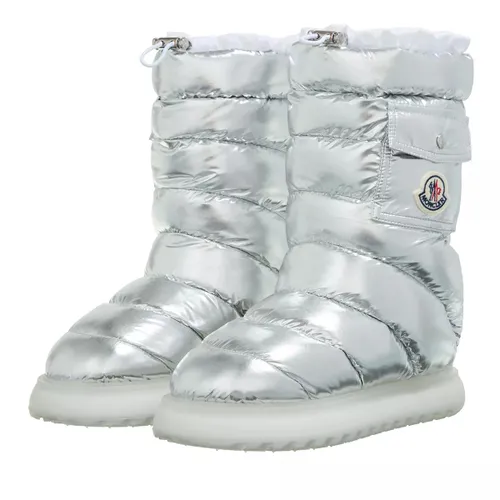 Moncler Boots & Ankle Boots - Gaia Pocket Mid Boots - silver - Boots & Ankle Boots for ladies