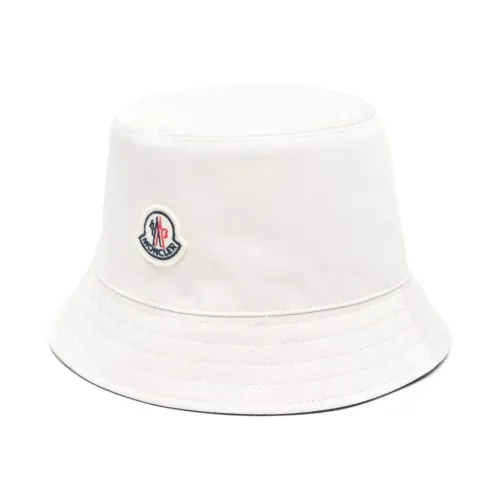 Moncler , Bucket Hat 20N Black ,White female, Sizes: