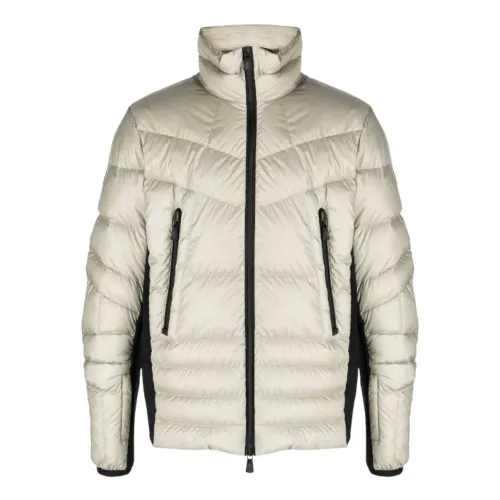 Moncler , Canmore Short Down Jacket ,Beige male, Sizes:
