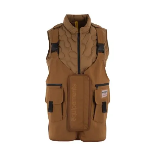 Moncler , Coats ,Brown male, Sizes: