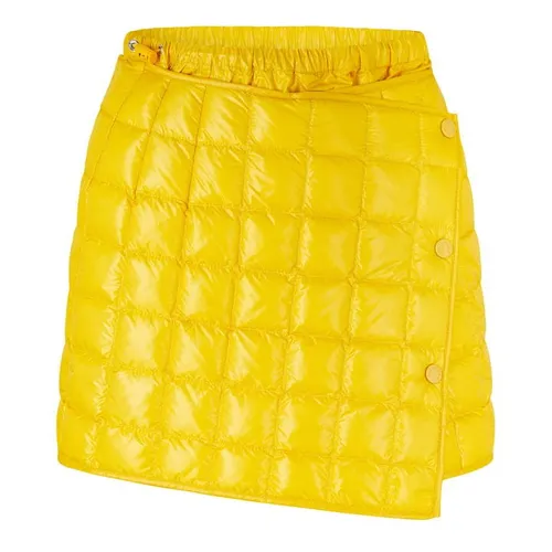 MONCLER Down Padded Quilted Skirt - Yellow
