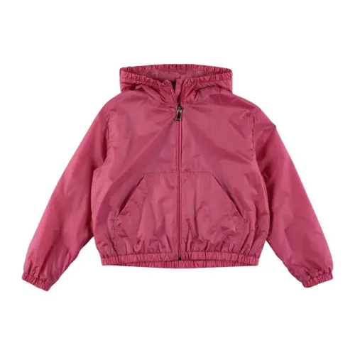 Moncler , Fuchsia Sporty Kids Coat ,Pink female, Sizes: