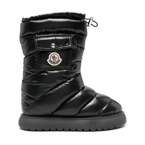 Moncler , Gaia Pocket Snow Boots - Black ,Black female, Sizes: